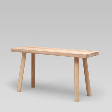 Solid Wood Bench - Ash Light