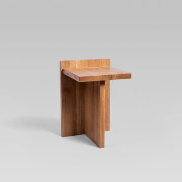 Solid Wood Side Table - Oak Natural