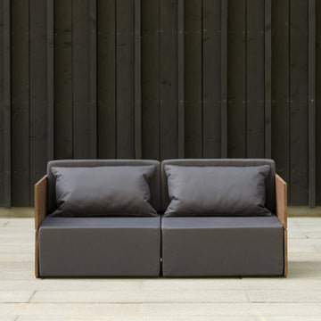 Solid Wood Outdoor Sofa