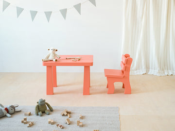 Toddler Table and Chair Set - Pine Pink